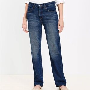LOFT - Slouchy Boyfriend Jeans in Vintage Dark Wash